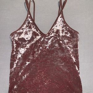 American Eagle Velvet Tank Top